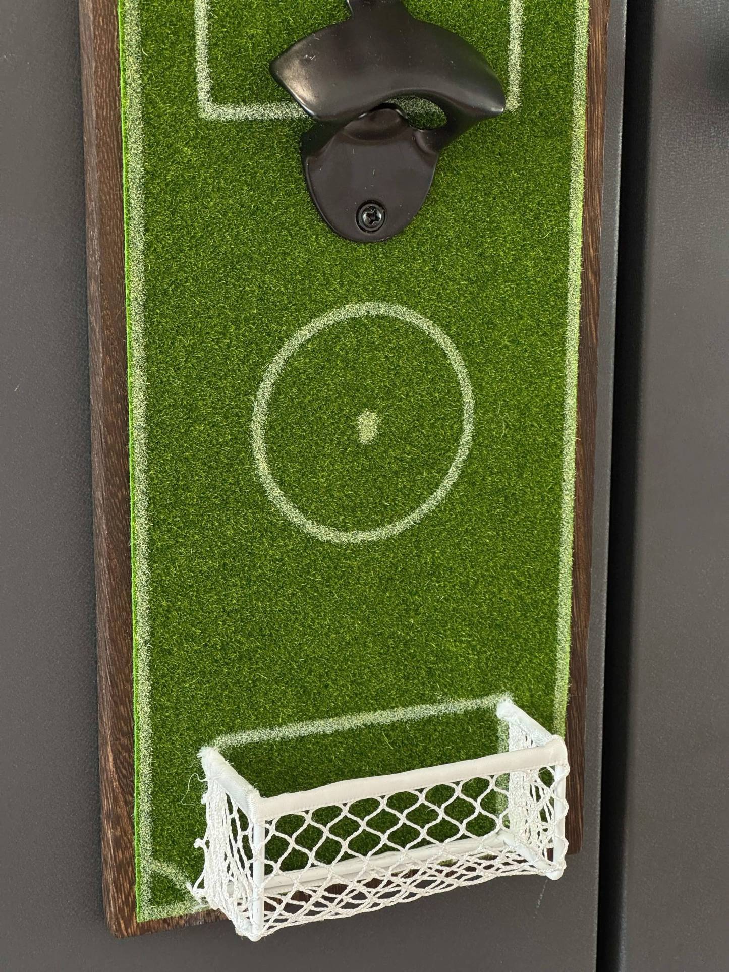 World Cup Creative Bottle Opener, Football Pitch Shaped Fridge Magnet, Home Decor Bar Accessory