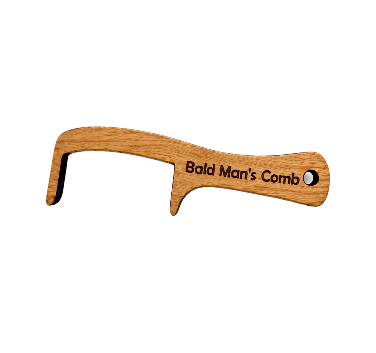 Bald Man's Comb, Bald Man Joke Hairbrush Bald Mans Comb and Brush Hairless Combing Funny Bald Man Wooden Grooming Tool Gag Gift for Bald Man Father Dad