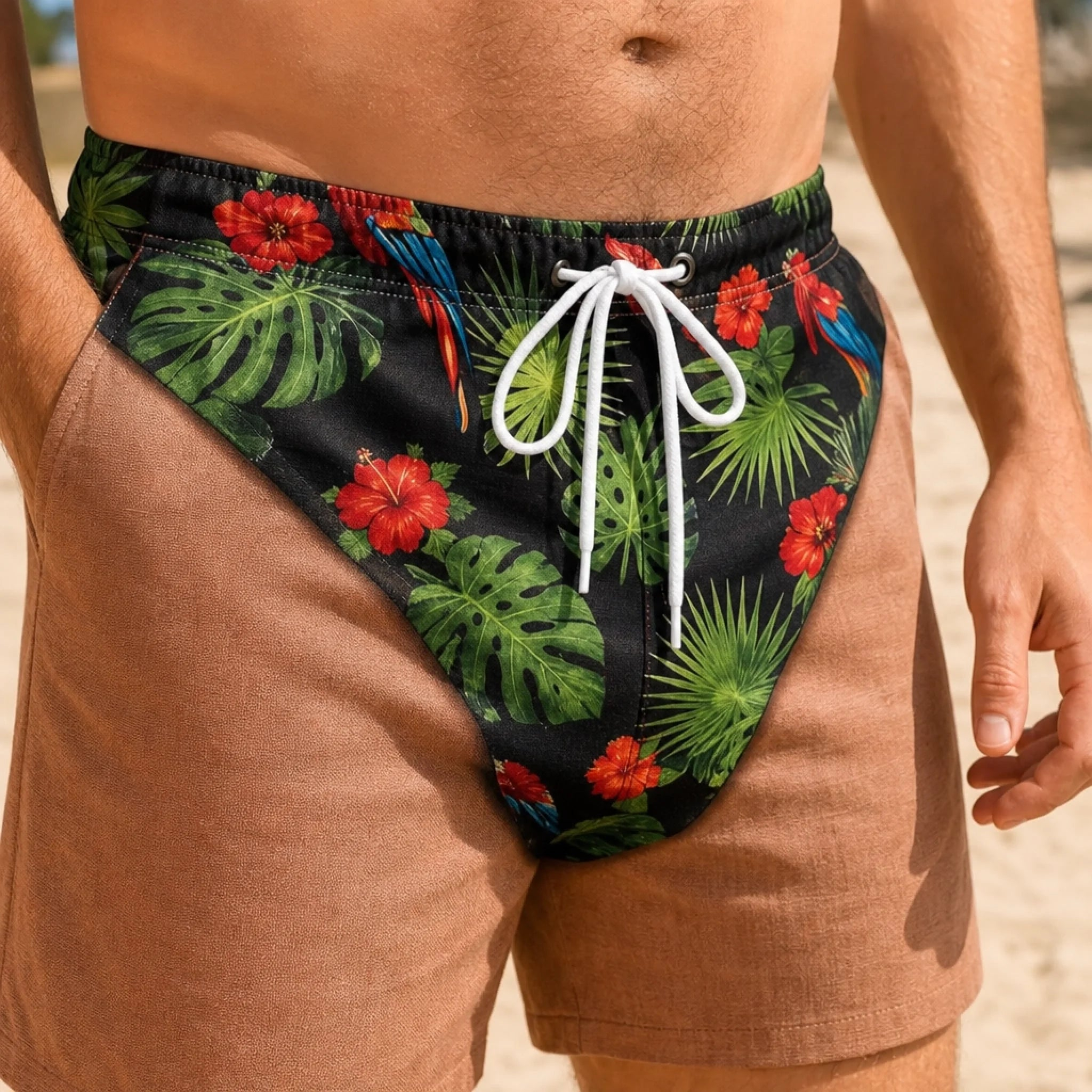 Custom Funny Men Swim Trunks - Personalized Summer Vacation And Travel Gifts For Men - My Style My Way