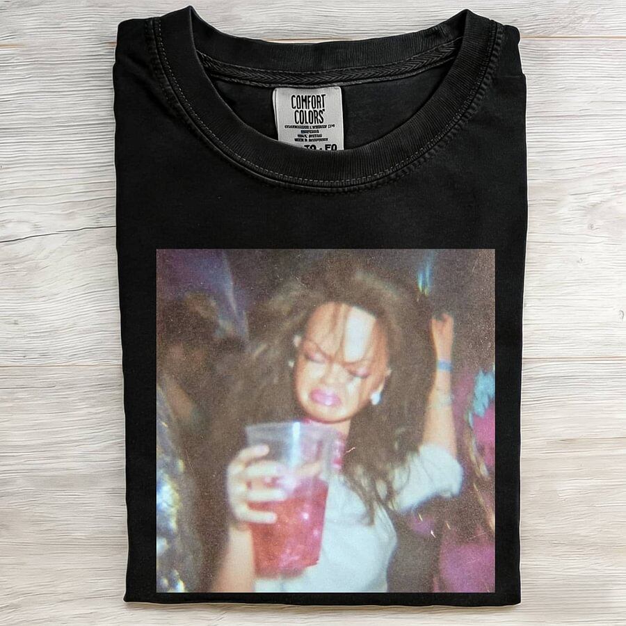 BLACK GIRL DOLL FACE PARTY POV TEE