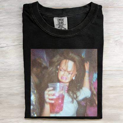BLACK GIRL DOLL FACE PARTY POV TEE