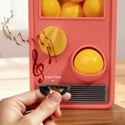 Personalized Music and Photo Music Gachapon Machine Custom Song Mini Record Box Retro Gifts for Pet Lover