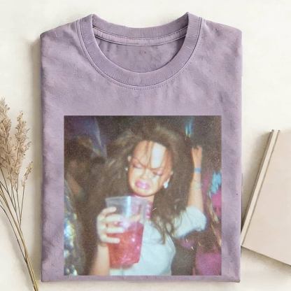 BLACK GIRL DOLL FACE PARTY POV TEE