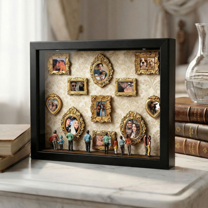 Mother's Day Gifts Museum of Us Frame Personalized Couples Gift for Her Cute Miniature Museum Gifts Meaningful Gift-pawsmeowz