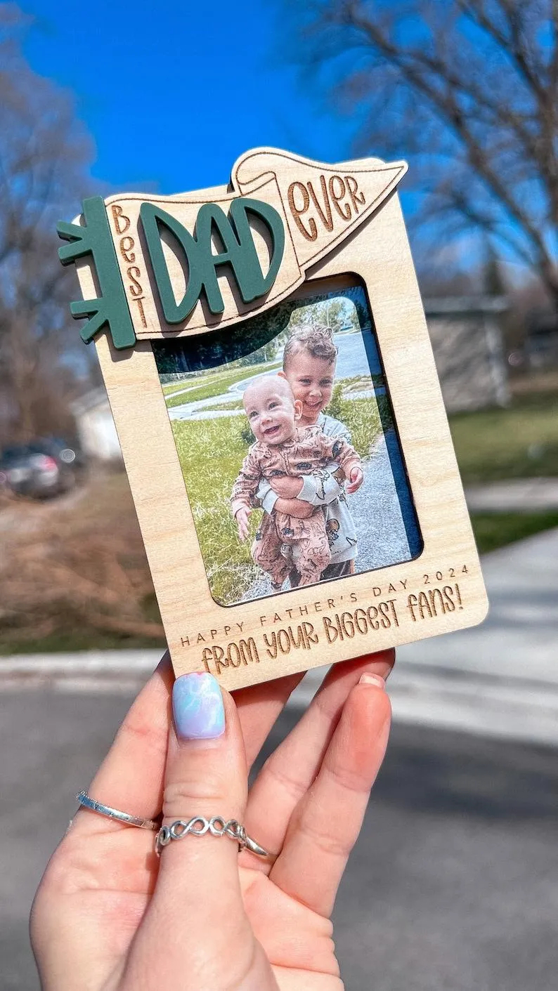 Photo visor clip ,Father's Day gift, Custom photo holder, Photo car visor, Gift for Dad, Gift for Grandpa, Drive Safe