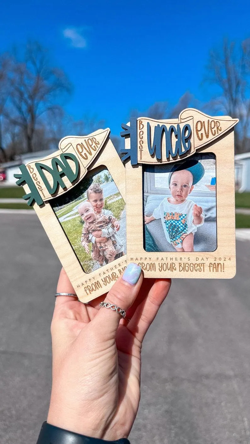 Photo visor clip ,Father's Day gift, Custom photo holder, Photo car visor, Gift for Dad, Gift for Grandpa, Drive Safe