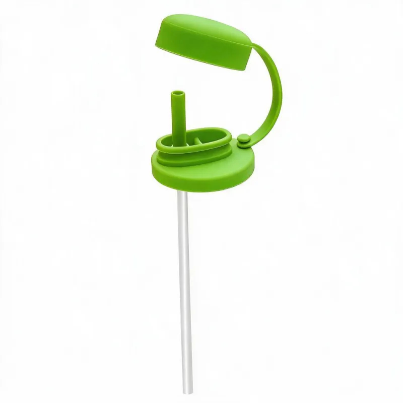 Silicone Soda Can Lid Cover Reusable Spill Proof Soda Can Lids with Straw and Spout Cap for Standard Beverage Beer Juice and Energy Drink Cans Travel & Outdoor Use