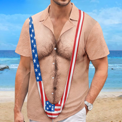 Custom Unisex Tropical Hawaiian Aloha Shirt - Personalized Summer Vacation And Travel Gifts For Men - Proud And Free