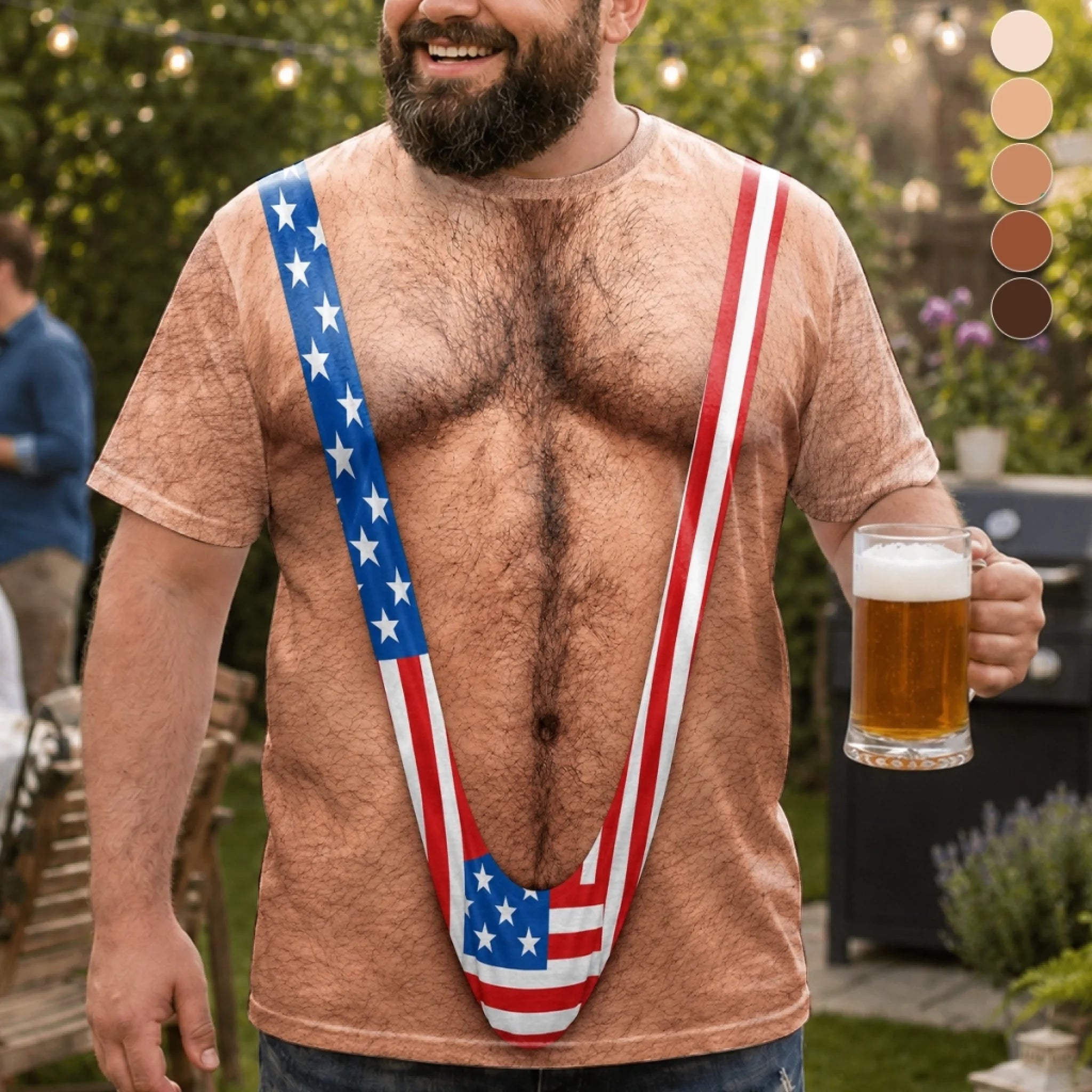 Custom Funny Patriotic T-shirt - Personalized Birthday Gifts For Men, Women - Freedom Never Looked So Hot