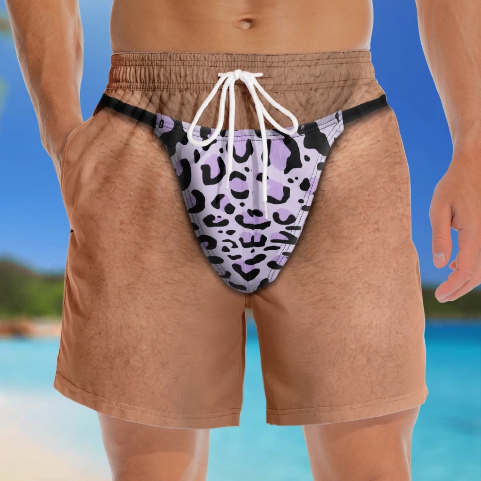 Custom Funny Men Swim Trunks - Personalized Summer Vacation And Travel Gifts For Men - My Style