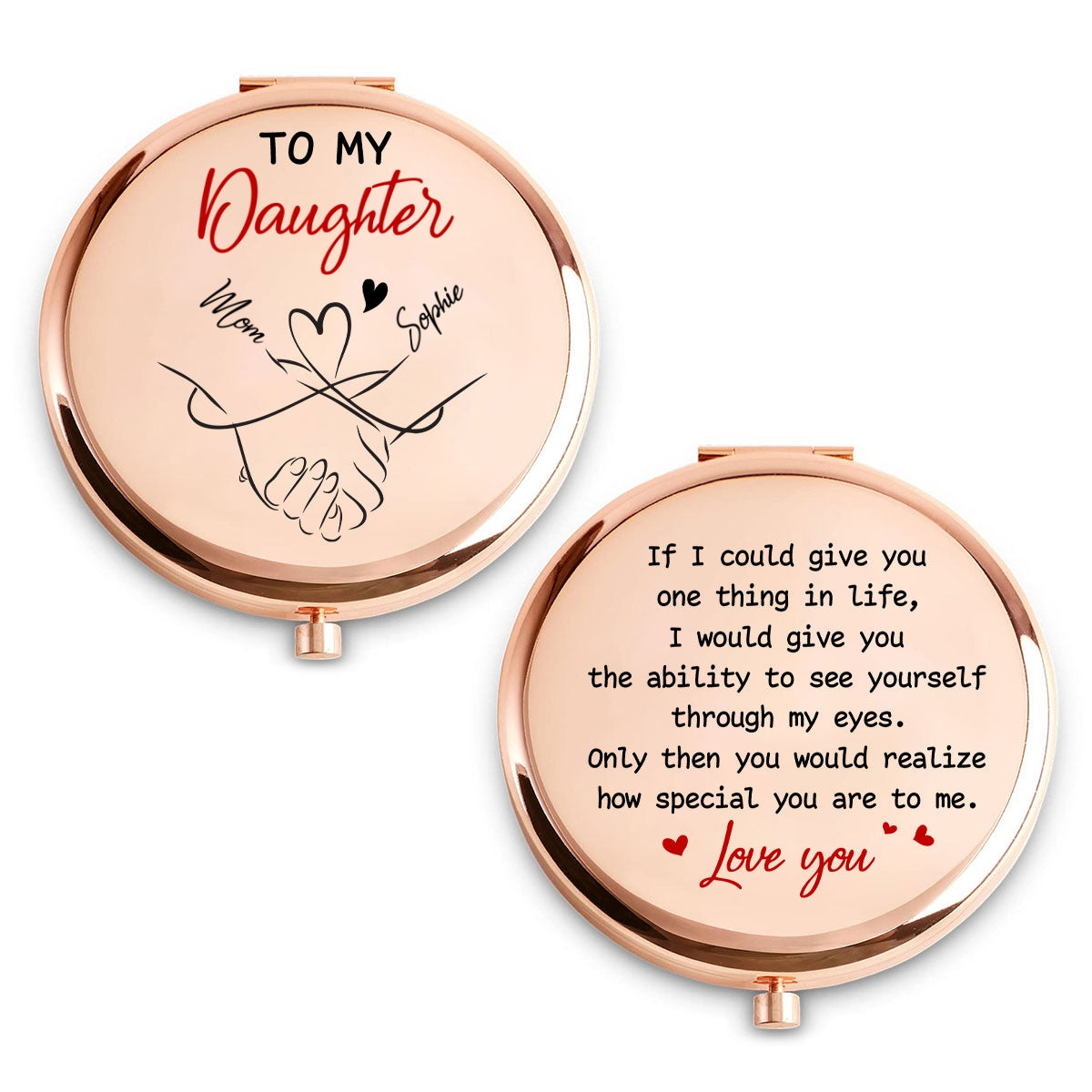 How Special You Are To Me - Personalized Custom Compact Mirror