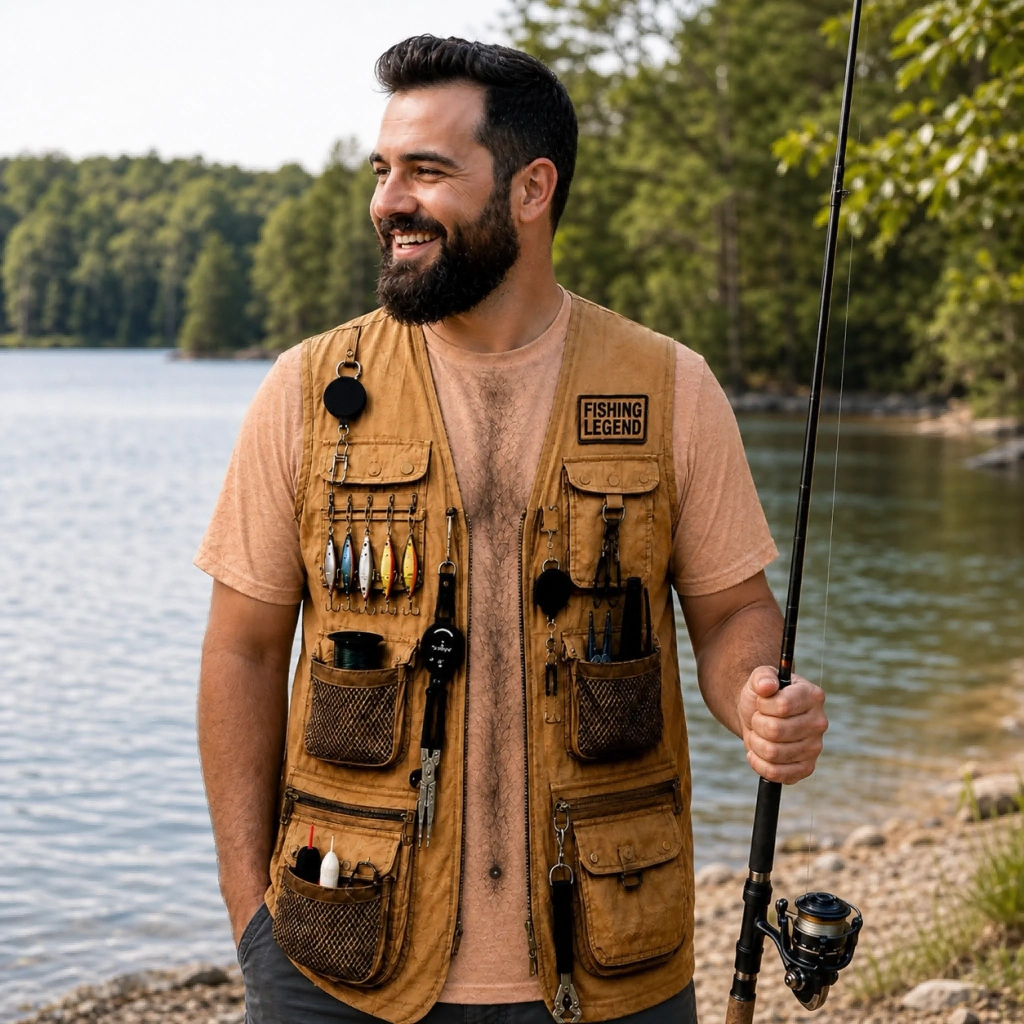 Custom Funny T-shirt - Personalized Birthday Fishing Gifts For Men, Fisherman - No Fish Can Resist This Look