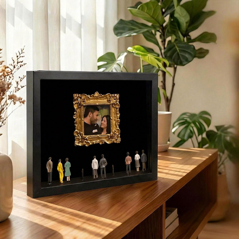 Mother's Day Gifts Museum of Us Frame Personalized Couples Gift for Her Cute Miniature Museum Gifts Meaningful Gift