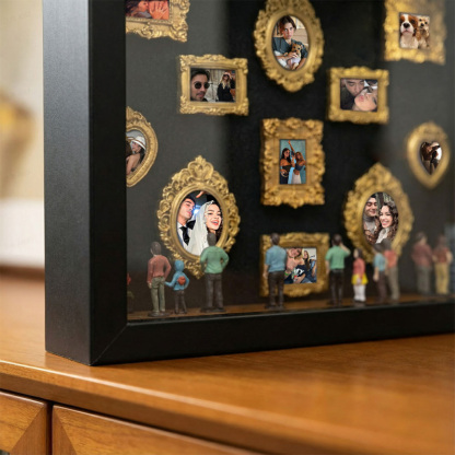 Mother's Day Gifts Museum of Us Frame Personalized Couples Gift for Her Cute Miniature Museum Gifts Meaningful Gift