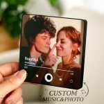 Personalized Mom Photo Album Fridge Magnet Music Wall Photo Sticker Music Movement That Can Be Played Without Cell Phone Music Fridge Magnet For Mom