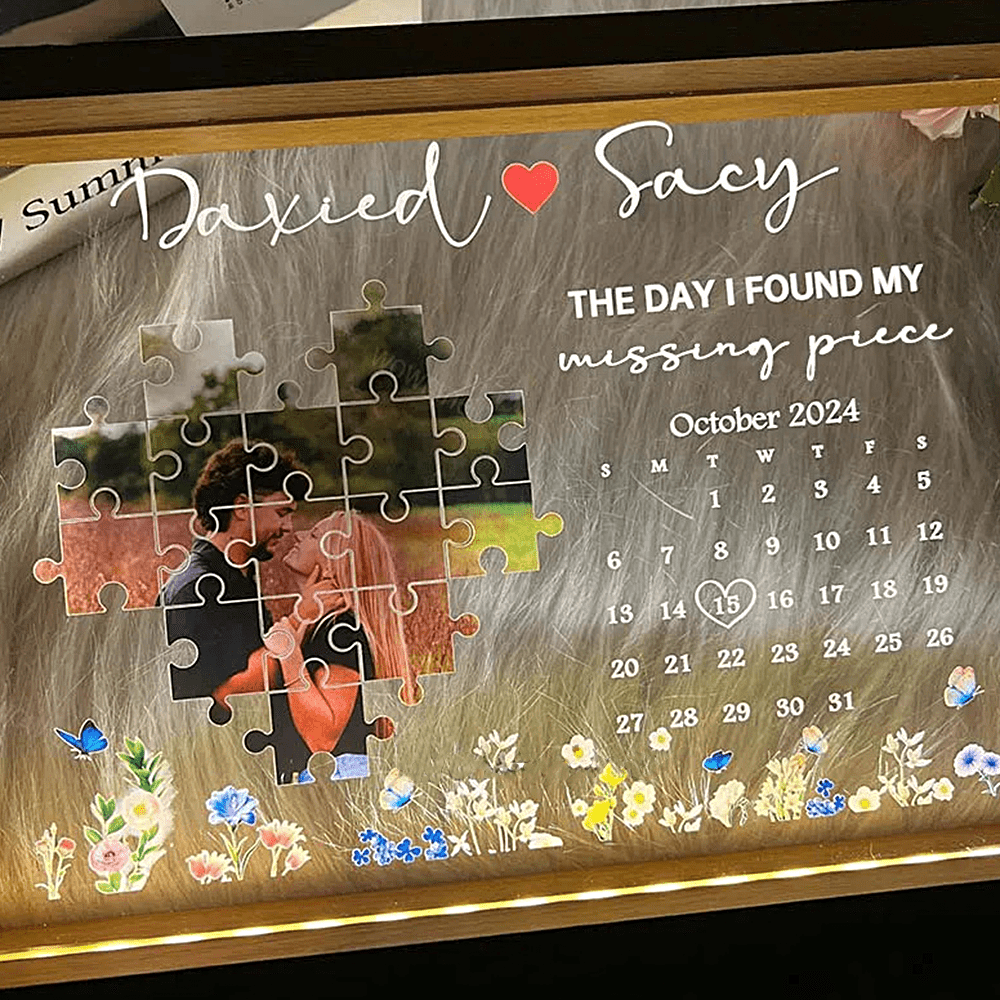 You Are The Piece That Holds Us Together Light Frame Personalised Gifts for Mom