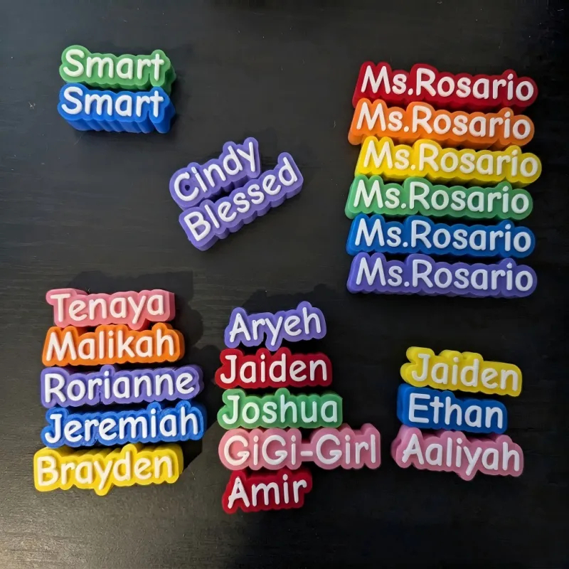 Personalized Pencil Toppers – Custom Name Pencil Accessories – 3D Printed School Favors – Classroom Gifts