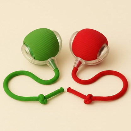 Cat Toy Ball with Tail Rope, Smart Rolling Ball, LED Light, Electric Self-Rolling Pet Toy, Interactive Cat Jumping Ball, Automatic Cat Teaser Ball, Small Dog Toy, Pet Excercise, Cat Activity
