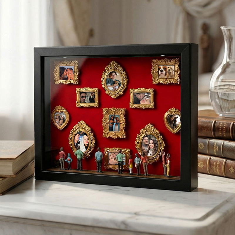 Mother's Day Gifts Museum of Us Frame Personalized Couples Gift for Her Cute Miniature Museum Gifts Meaningful Gift