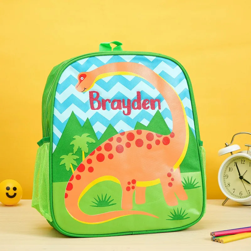 Personalized Name Embroidery Backpack Custom School Bags Back to School Gift for Kids