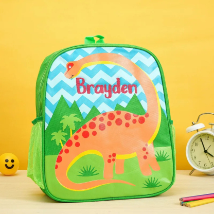Personalized Name Embroidery Backpack Custom School Bags Back to School Gift for Kids