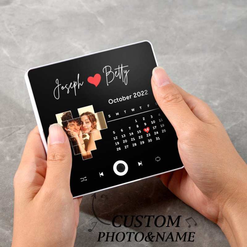 Personalized Mom Photo Album Fridge Magnet Music Wall Photo Sticker Music Movement That Can Be Played Without Cell Phone Music Fridge Magnet For Mom