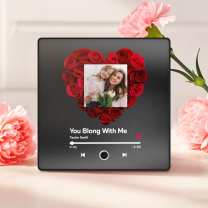 Mother's Day Gifts Personalized Photo Album Fridge Magnet Music Wall Photo Sticker Music Movement That Can Be Played Without Cell Phone Music Fridge Magnet Pro Can Play Songs