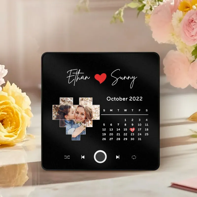 Personalized Mom Photo Album Fridge Magnet Music Wall Photo Sticker Music Movement That Can Be Played Without Cell Phone Music Fridge Magnet For Mom-pawsmeowz