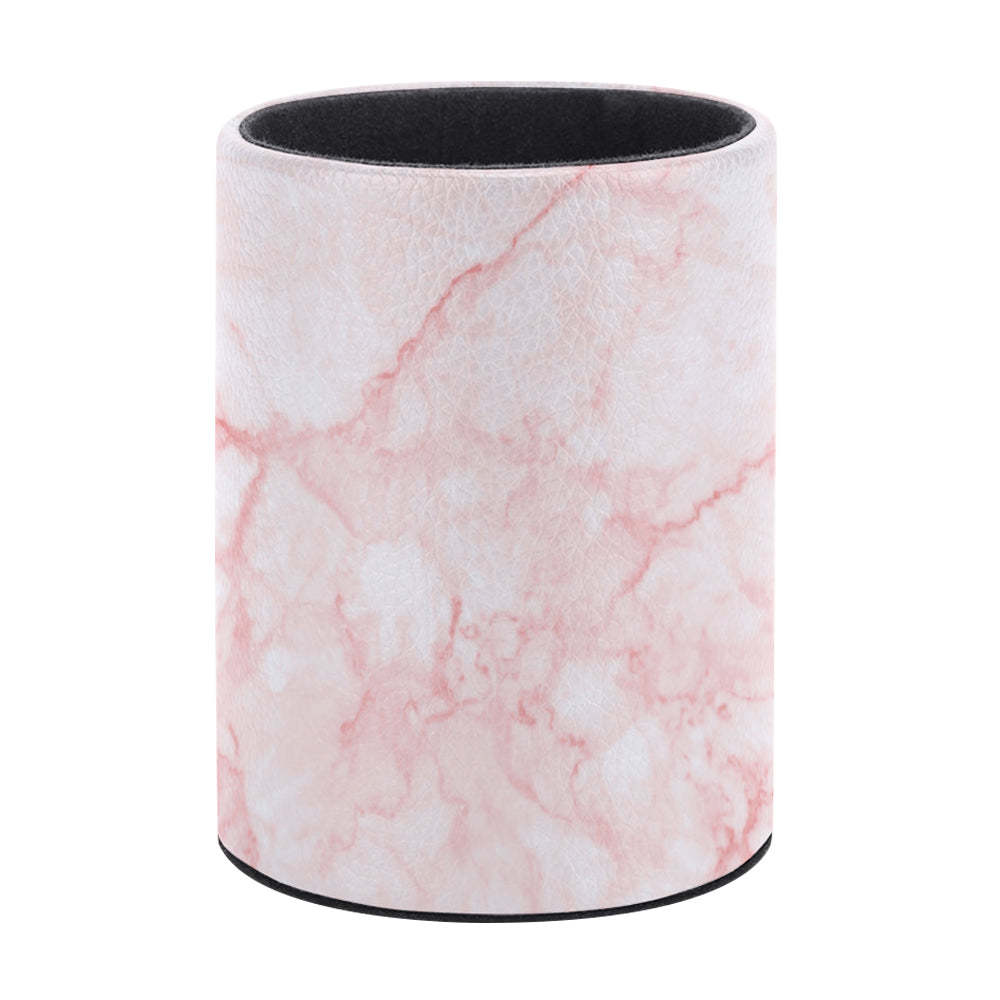 Custom PU Leather Pen Holder Office Pen Organizer Custom Design Pen Holders for Desk Makeup Brush Holder