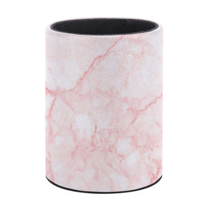 Custom PU Leather Pen Holder Office Pen Organizer Custom Design Pen Holders for Desk Makeup Brush Holder