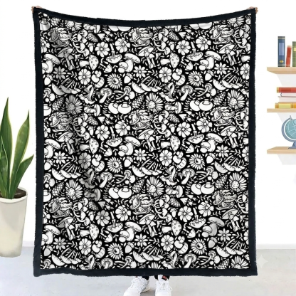 Cozy Doodle Coloring Blanket Washable DIY Coloring Blanket Washable Coloring Throw Family Activity Gift Stress Relief Craft for Adults and Kids