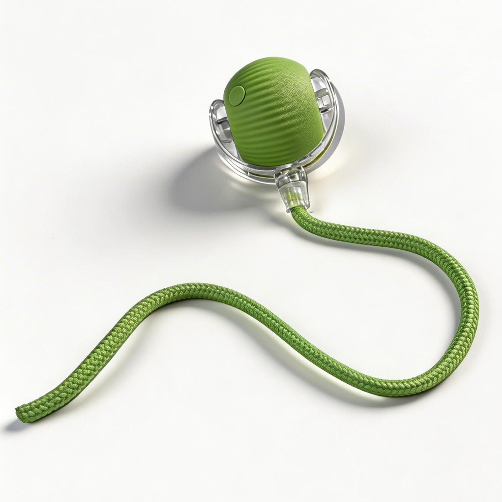 Cat Toy Ball with Tail Rope, Smart Rolling Ball, LED Light, Electric Self-Rolling Pet Toy, Interactive Cat Jumping Ball, Automatic Cat Teaser Ball, Small Dog Toy, Pet Excercise, Cat Activity
