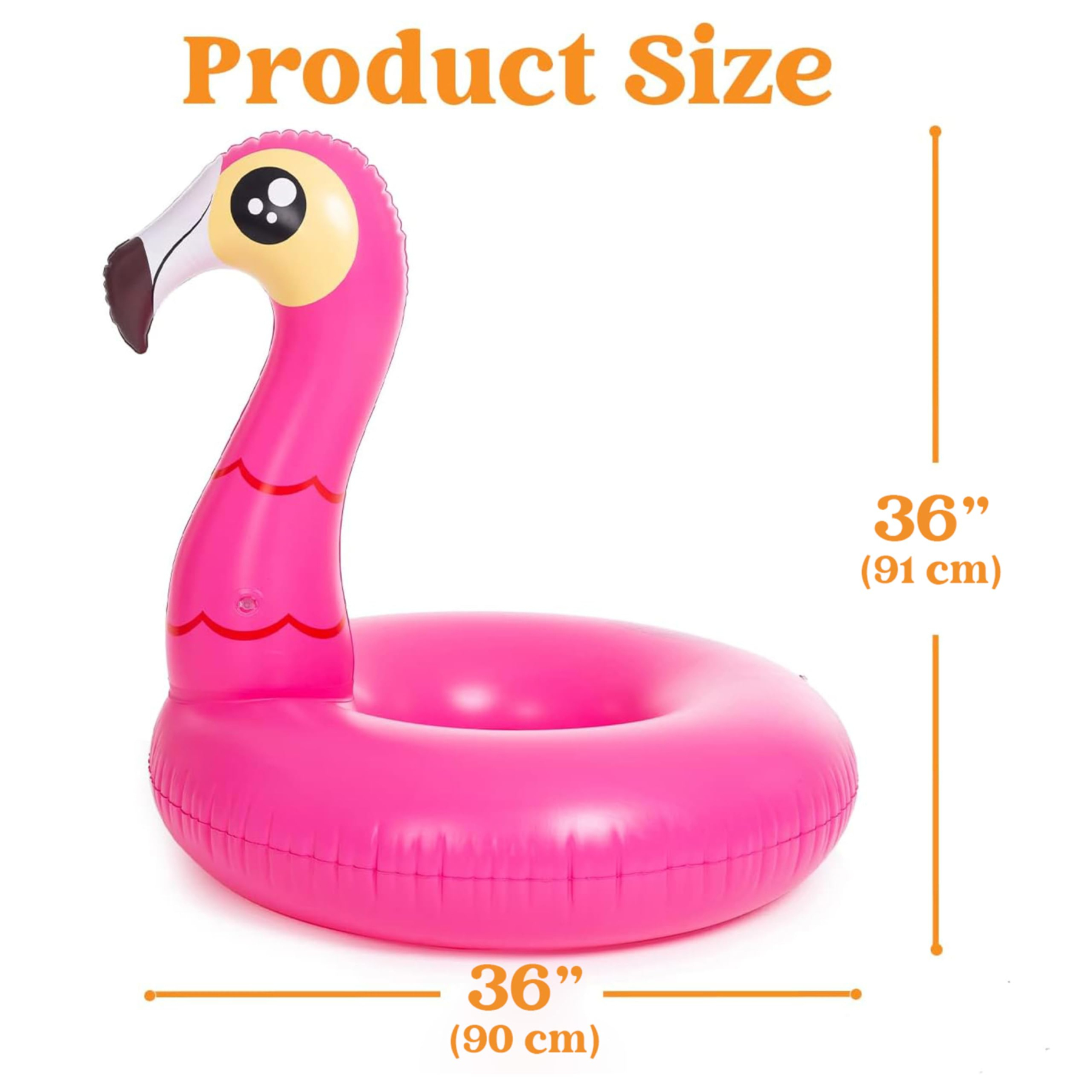 Flamingo Unicorn Pool Float - Fun Floaties Inflatable Swimming Pool Tubes Toys Party Decorations, Summer Vacation Lake Beach Floaty Swim Rings Raft Lounger for Adults & Kids