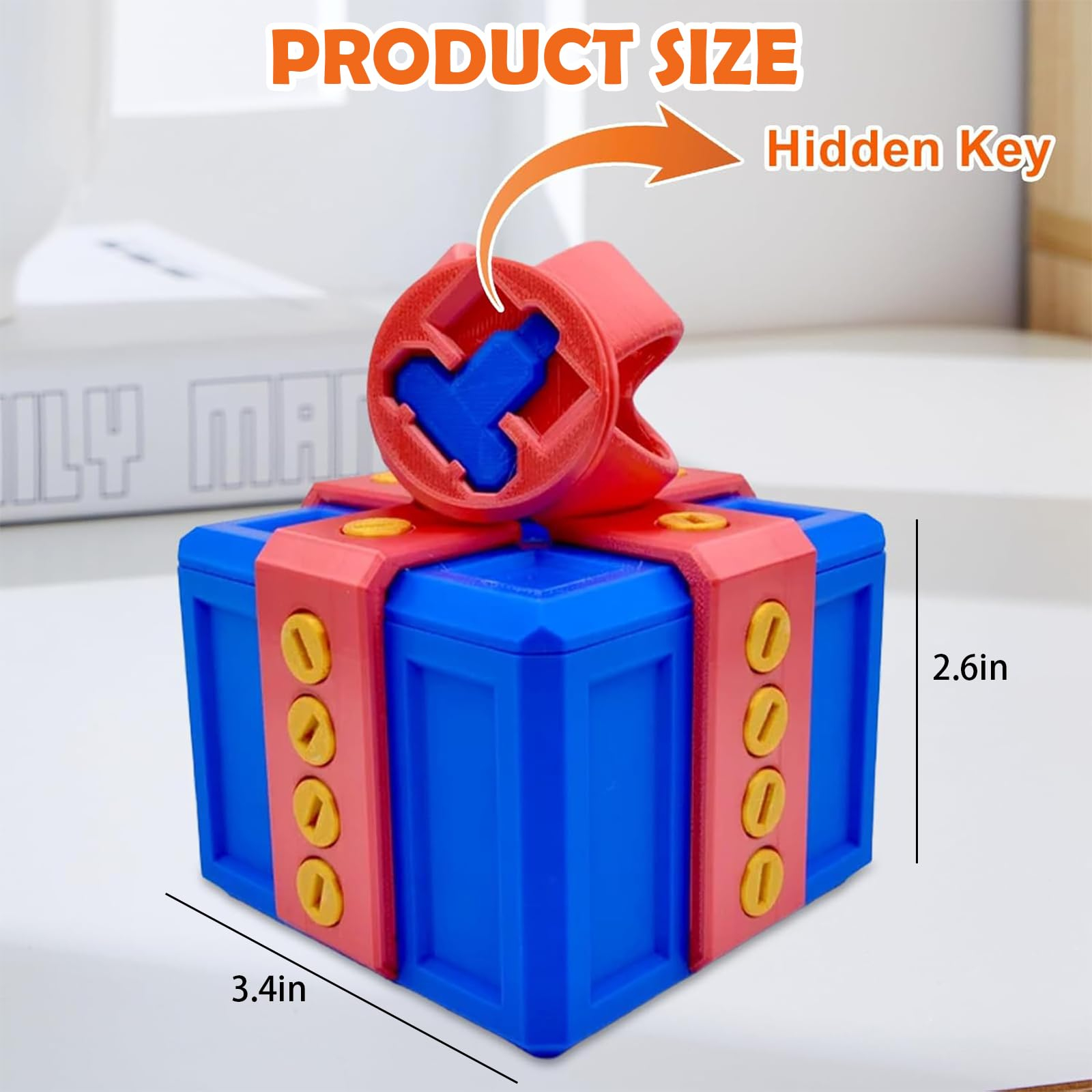 Annoying Gift Box with Screws, Annoying Present Prank Screw Box, Money Card Container Novelty Box, Take Apart Surprise Funny