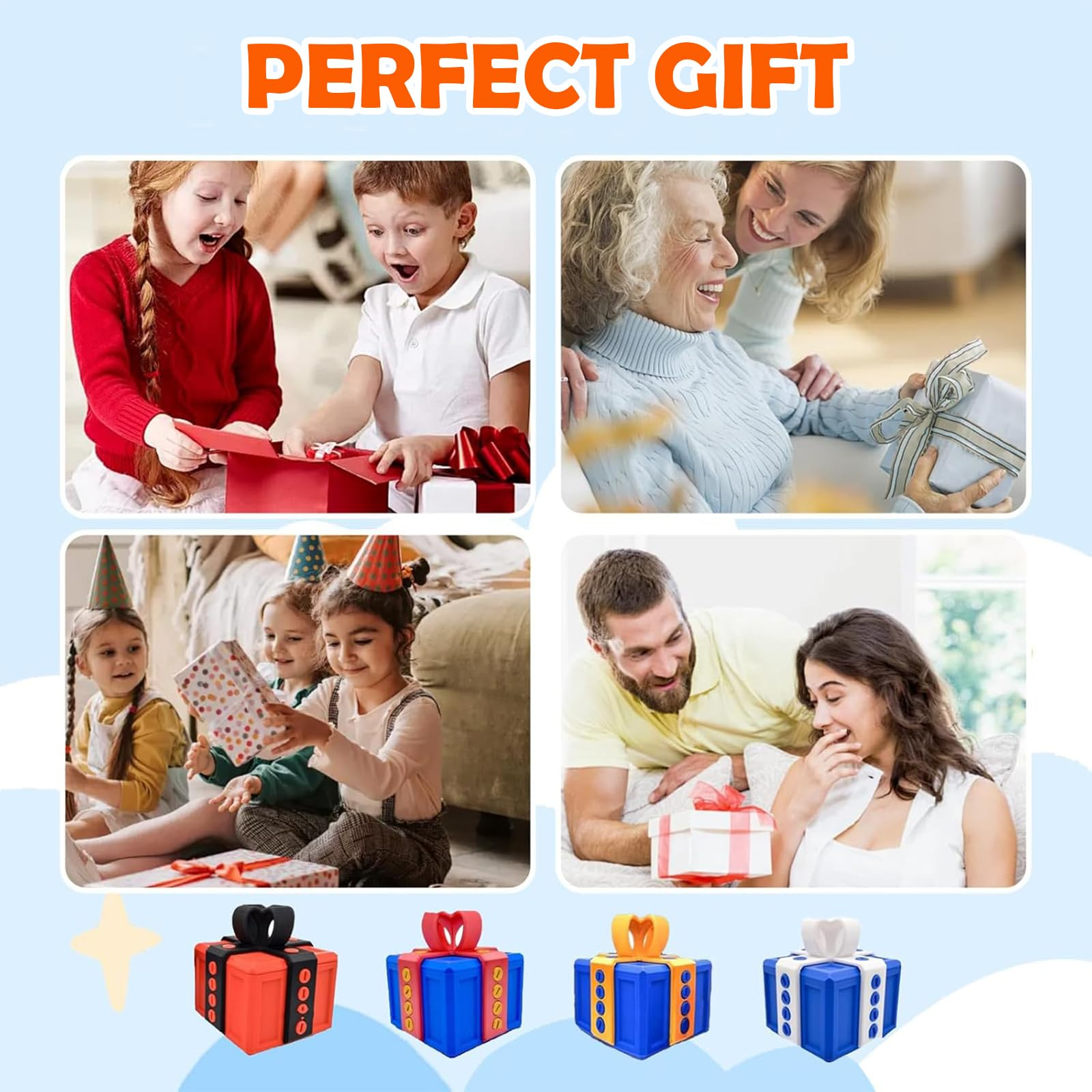 Annoying Gift Box with Screws, Annoying Present Prank Screw Box, Money Card Container Novelty Box, Take Apart Surprise Funny