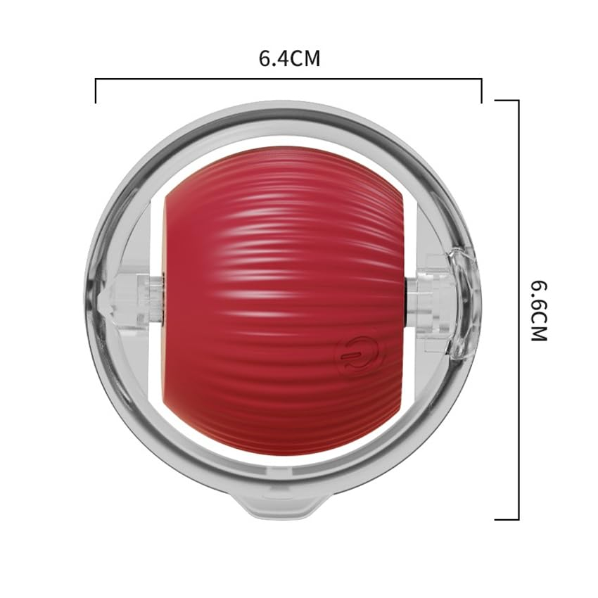 Cat Toy Ball with Tail Rope, Smart Rolling Ball, LED Light, Electric Self-Rolling Pet Toy, Interactive Cat Jumping Ball, Automatic Cat Teaser Ball, Small Dog Toy, Pet Excercise, Cat Activity