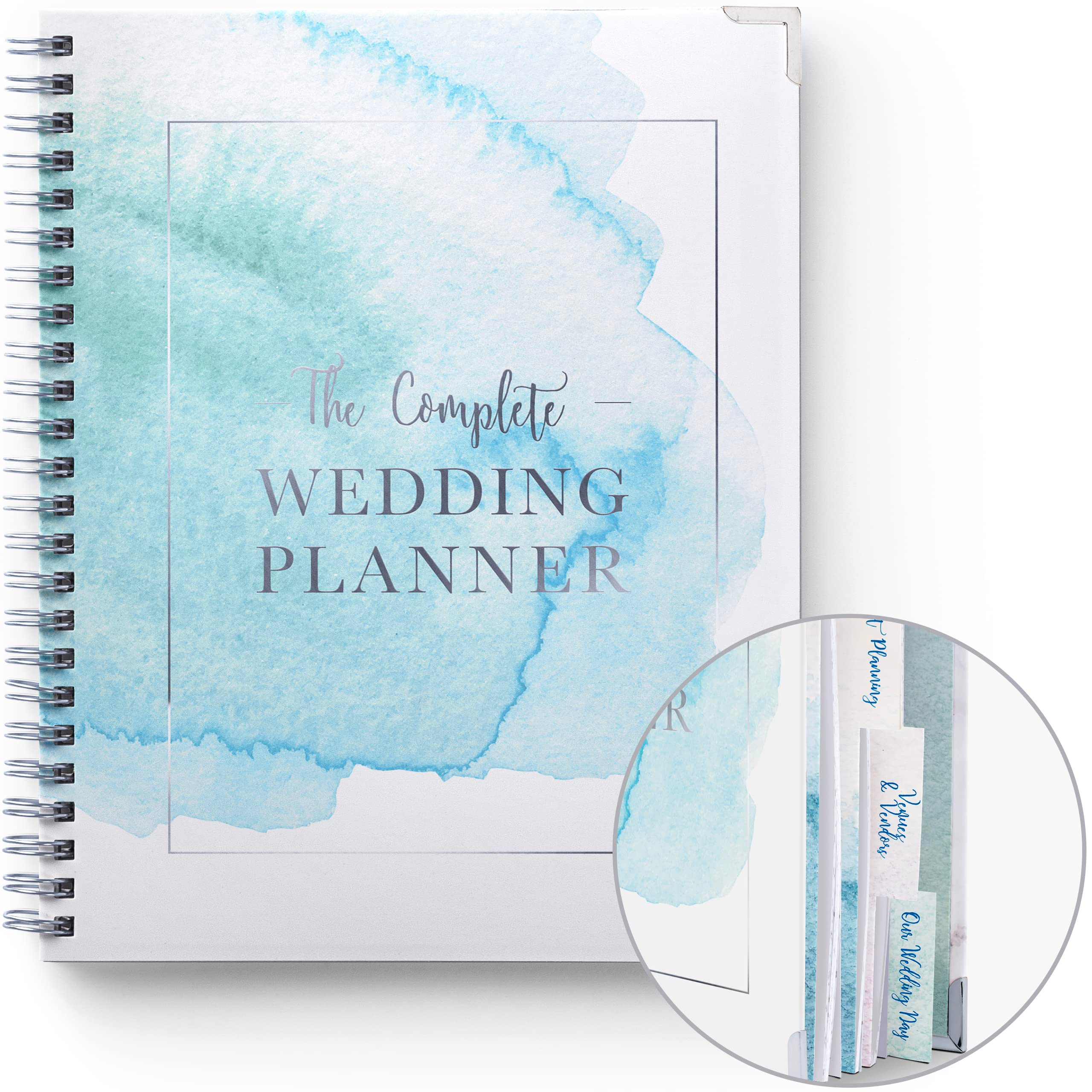 Wedding Planner Book and Organizer - Wedding Planner Book - Bridal Planning Binder with Countdown Calendar - Bride Gifts