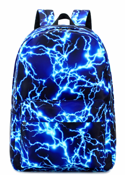 Boy School Backpack Elementary Middle Lightning Bookbag Laptop Teenager Waterproof Lightweight 17 Inches