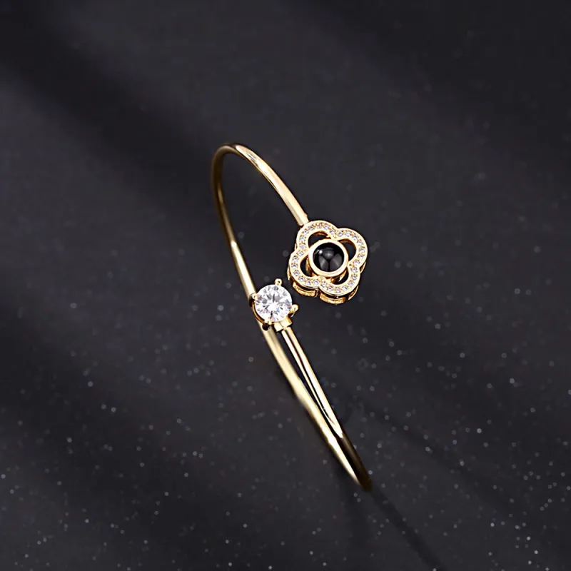 Custom Projection Bracelet Personalized Photo Bracelet Heart Jewelry Mother’s Day Gift for Mom