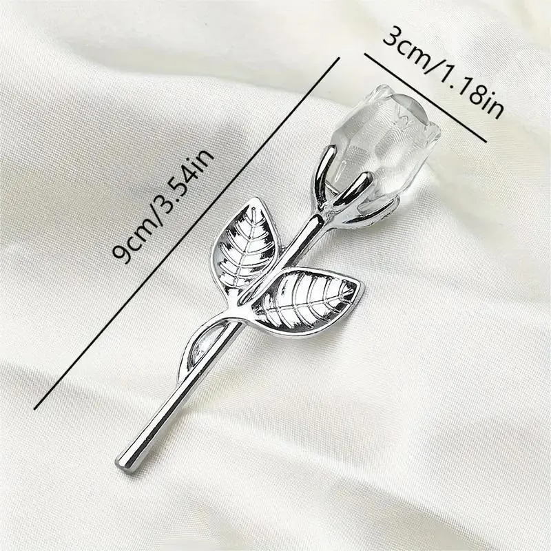 Custom Name Crystal Roses With Gift Box Gift For Her Wedding Present Valentine's Day gift