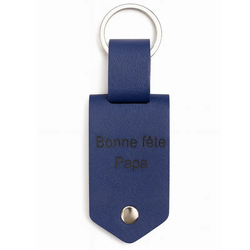 Father's Day Gifts Personalized Photo and Calendar Leather Keychain with Custom Text Valentine's Day Gifts for Him