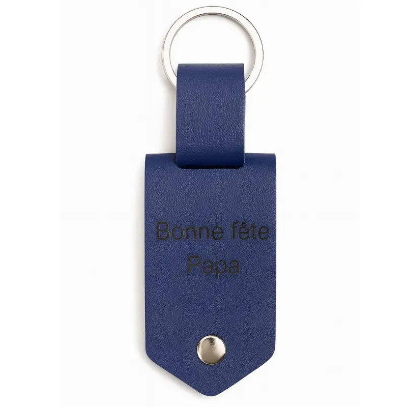 Father's Day Gifts Personalized Photo and Calendar Leather Keychain with Custom Text Valentine's Day Gifts for Him