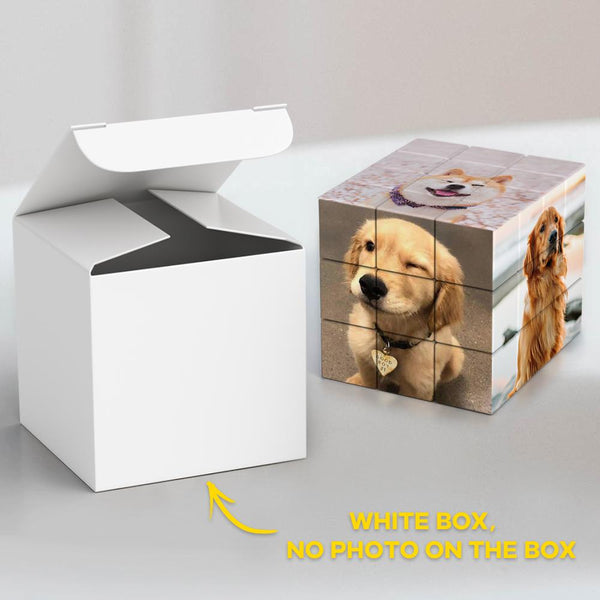Father's Day Gifts Custom Multi Photo Rubic's Cube For Father And Baby