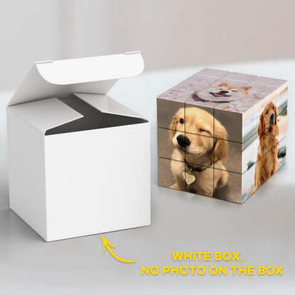Father's Day Gifts Custom Multi Photo Rubic's Cube For Father And Baby