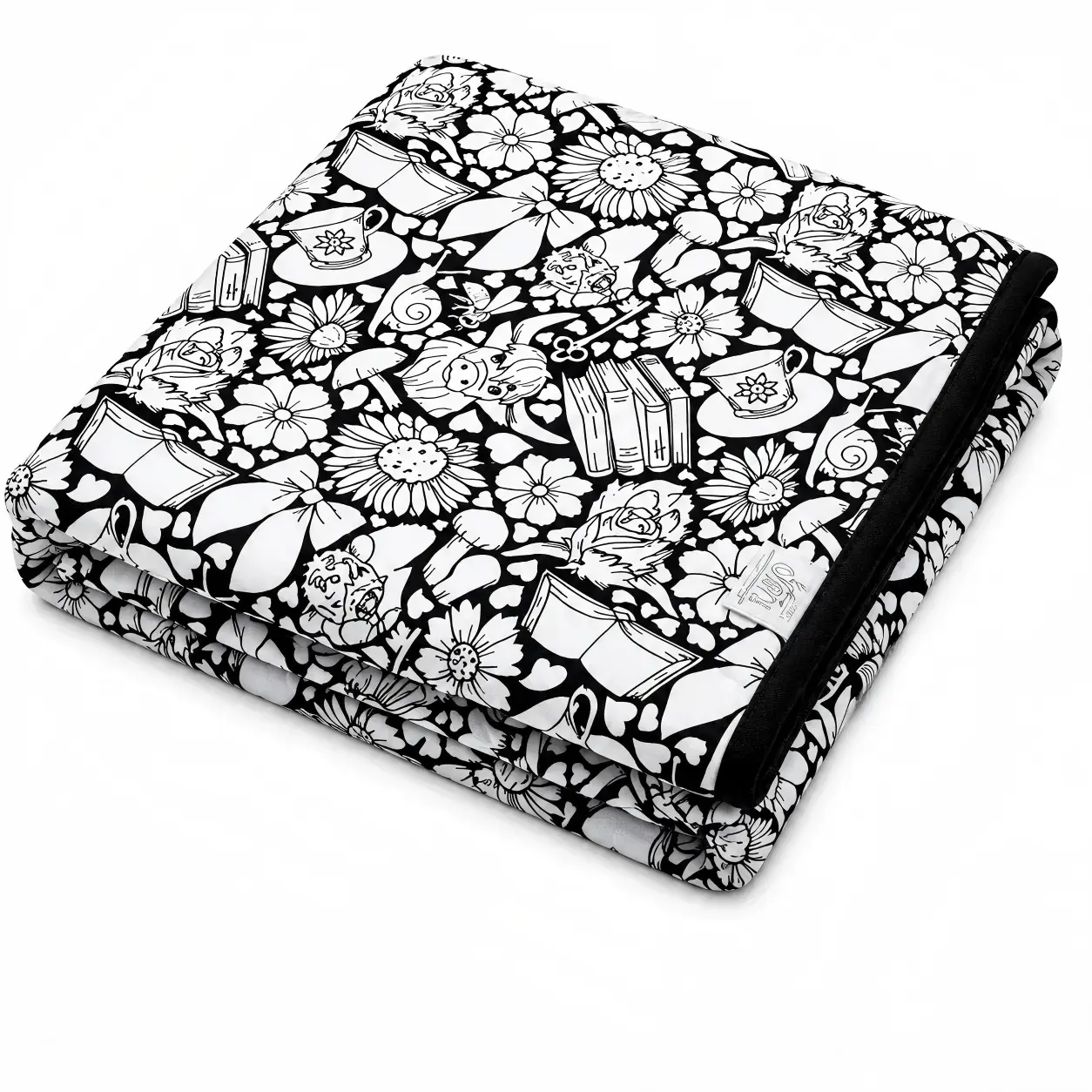 Coloring Blanket with Washable Markers DIY Coloring Blanket Washable Coloring Throw, Family Activity Gift, Stress Relief Craft for Adults and Kids