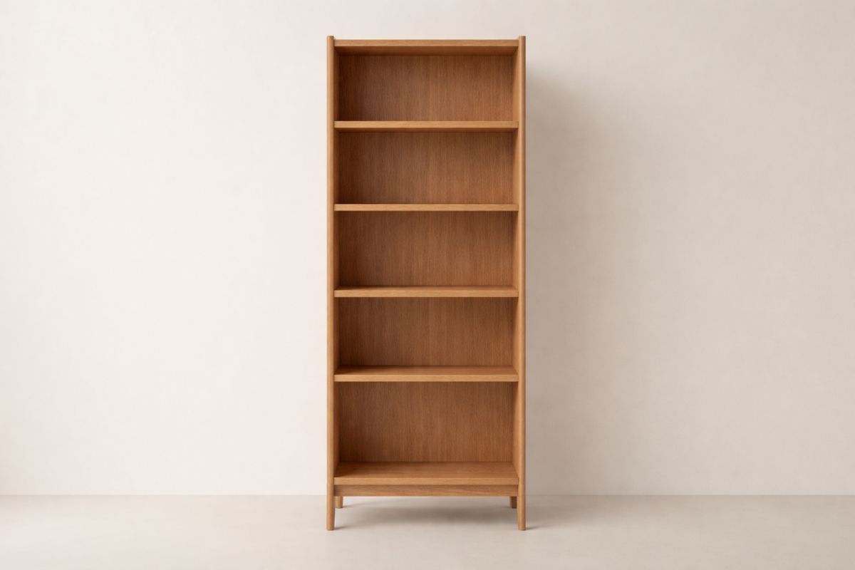 Bücherregal Holz Eiche 5 Ebenen