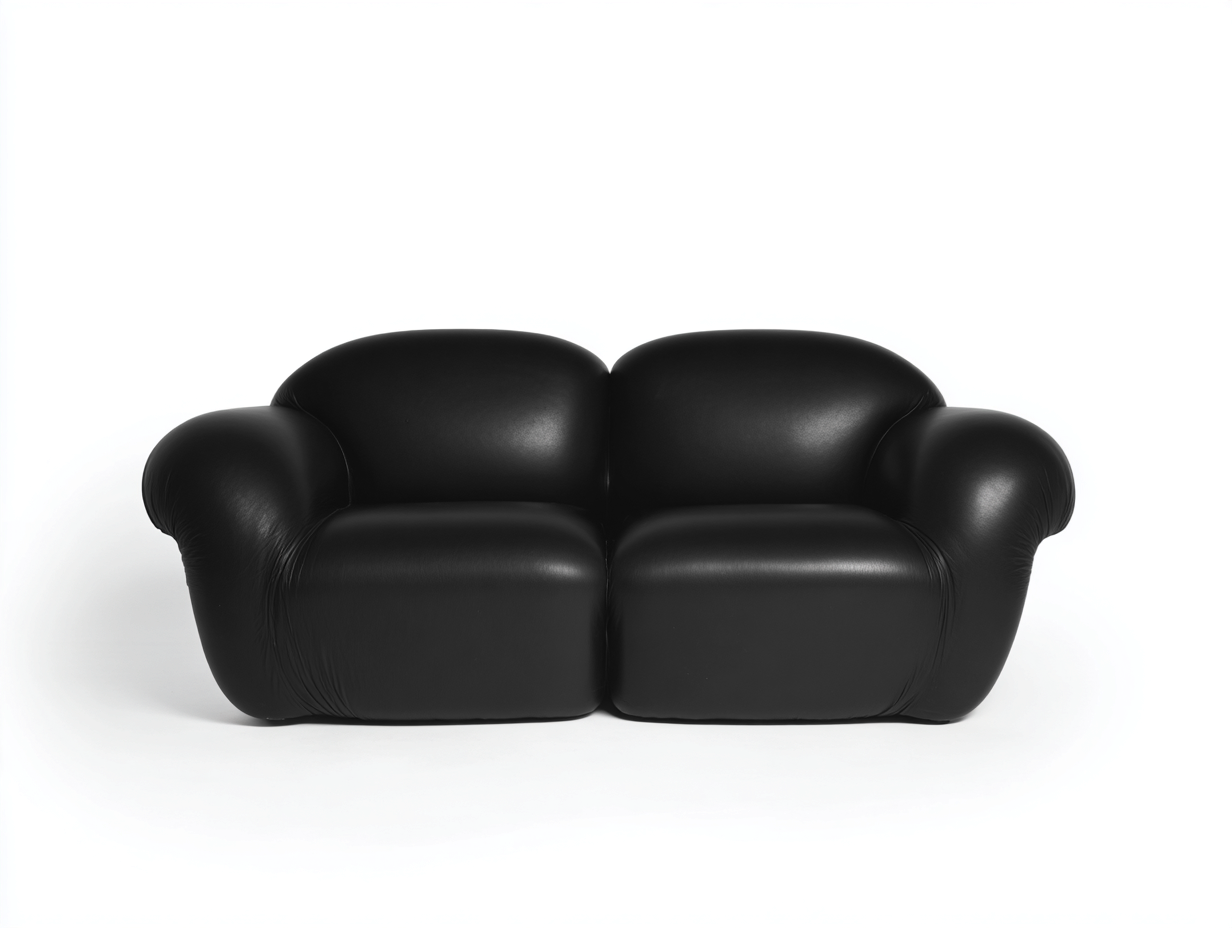 Canapé 2 places en tissu rembourré 170x90x75 cm - vert - design contemporain pour le salon-Zitivaroom