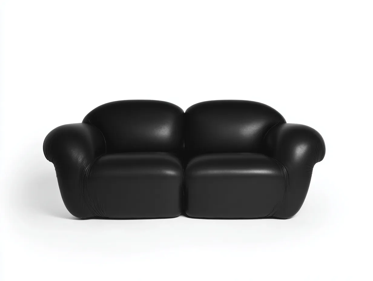 Canapé 2 places en tissu rembourré 170x90x75 cm - vert - design contemporain pour le salon-Zitivaroom