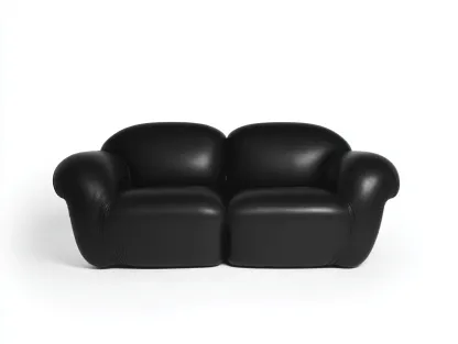 Canapé 2 places en tissu rembourré 170x90x75 cm - vert - design contemporain pour le salon-Zitivaroom