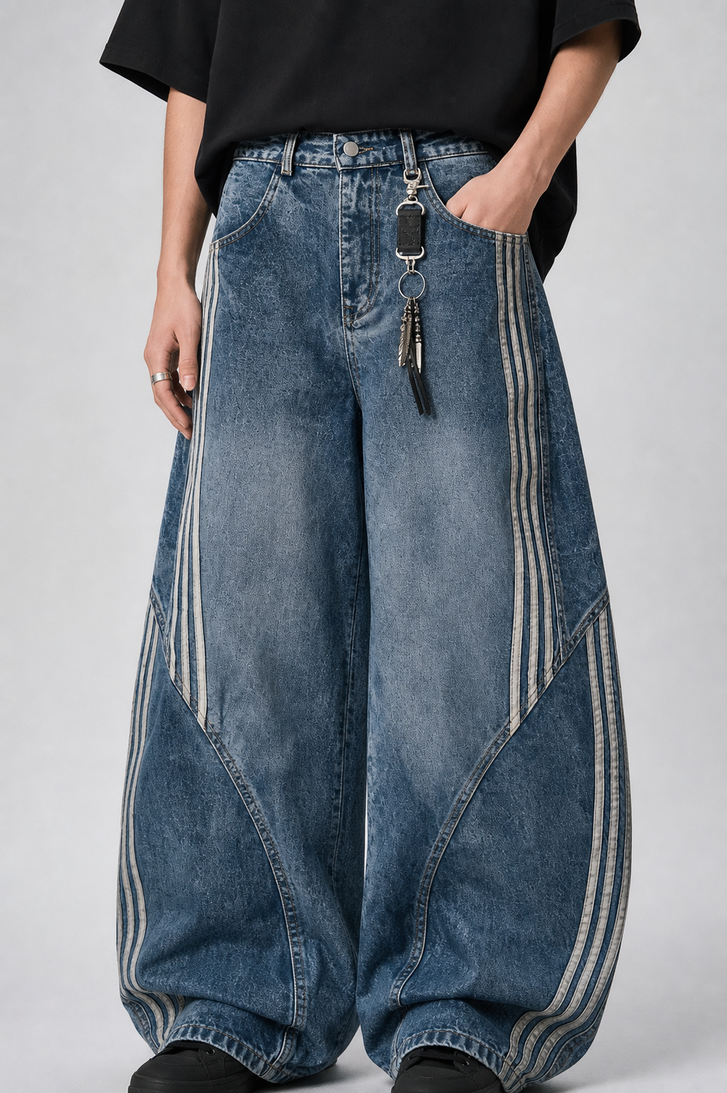 Pantalones vaqueros Axis Barrel - Azul